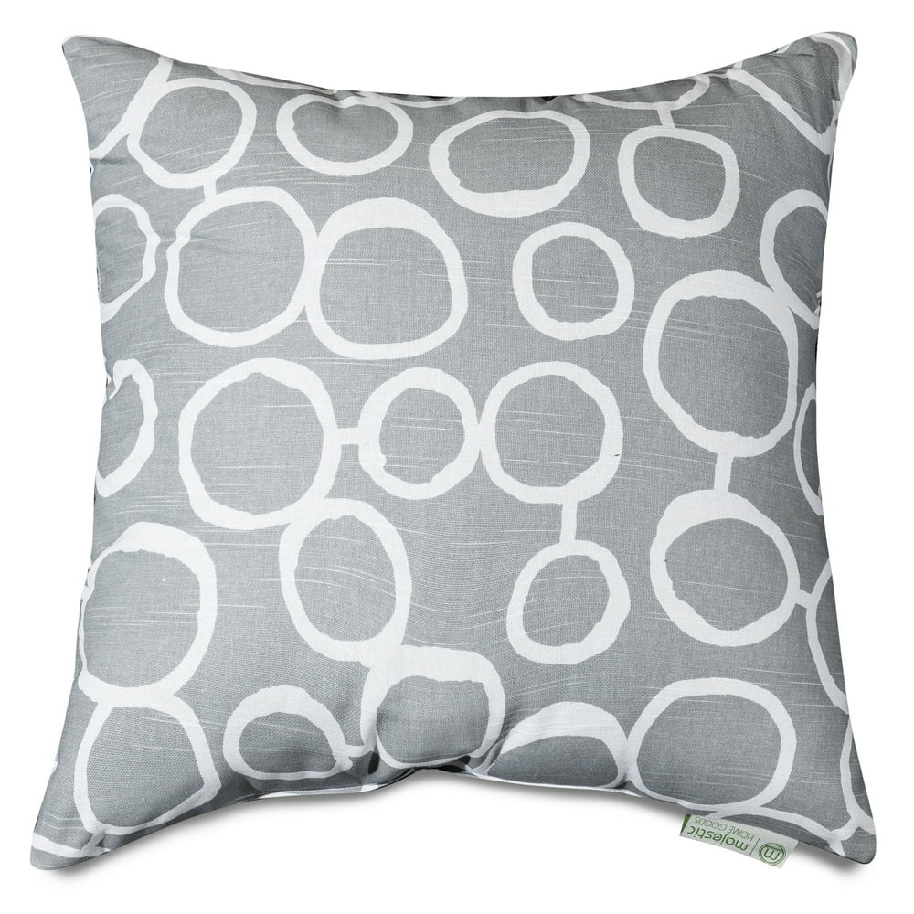 Majestic Home Goods Indoor Gray Fusion Large Decorative Throw Pillow 20