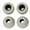Gray, variant on Joernso 4Pcs 4.9mm/5.5mm Slow Rise Memory Foam Replacement In-Ear Earphone Tips Ear Pads