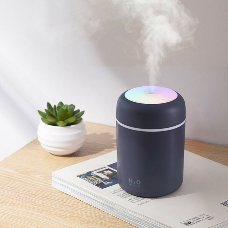 USB LED Ultrasonic Aromatherapy Essential Oil Diffuser Fountain Air Humidifier 