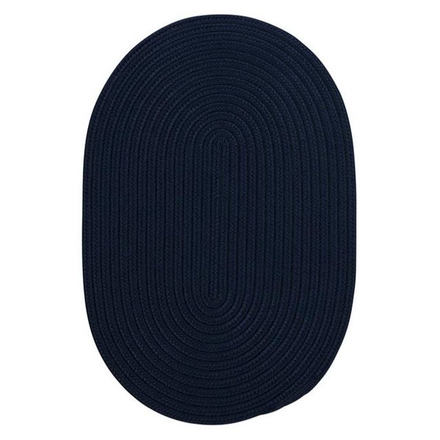 Colonial Mills Tapis BR52R048X072 Boca Raton - Bleu Marine 4 Pi x 6 Pi Tapis Tressé