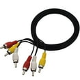 thumbnail image 4 of Paquete de 5 Cables RCA 3 Macho a 3 Macho SatelliteSale de 6 Pies, 4 of 5