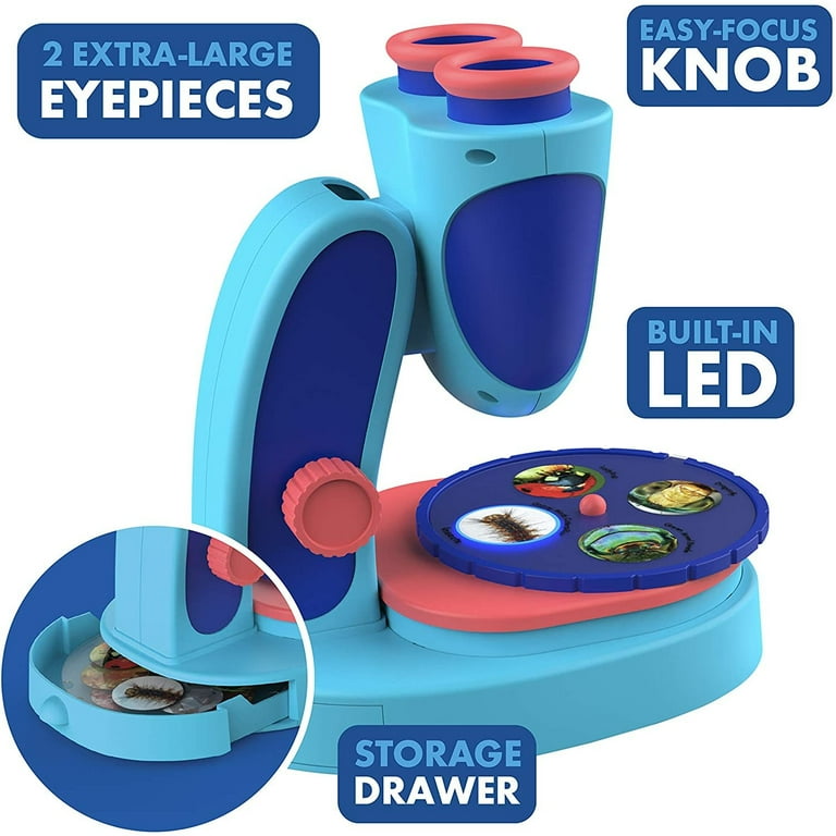 Educational Insights Kidscope Microscope STEM Toy, Science Kit for