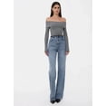thumbnail image 2 of Off Shoulder Madonna Collar Top, 2 of 5