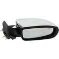 thumbnail image 4 of DAMAIJOY 1pc Right Passenger Side Chrome Power Heated Operate Manual Folding Exterior Door Rear View Mirror for Chrysler 200 LX/Limited/S 11-14 Without Auto-Dimming CH58ER 68081540AB-PFM, 4 of 10