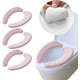 thumbnail image 1 of Cojín suave y antideslizante para asiento de inodoro, lavable y reutilizable, cómodo cojín para el baño, cálido (rosa) BRI  Rojo Verde, 1 of 5