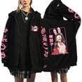 thumbnail image 1 of Sudadera de manga larga con cremallera de Kimetsu No Yaiba, Demon Slayer, Kokushibo, Kamado, Nezuko, Kyoujurou, 1 of 4
