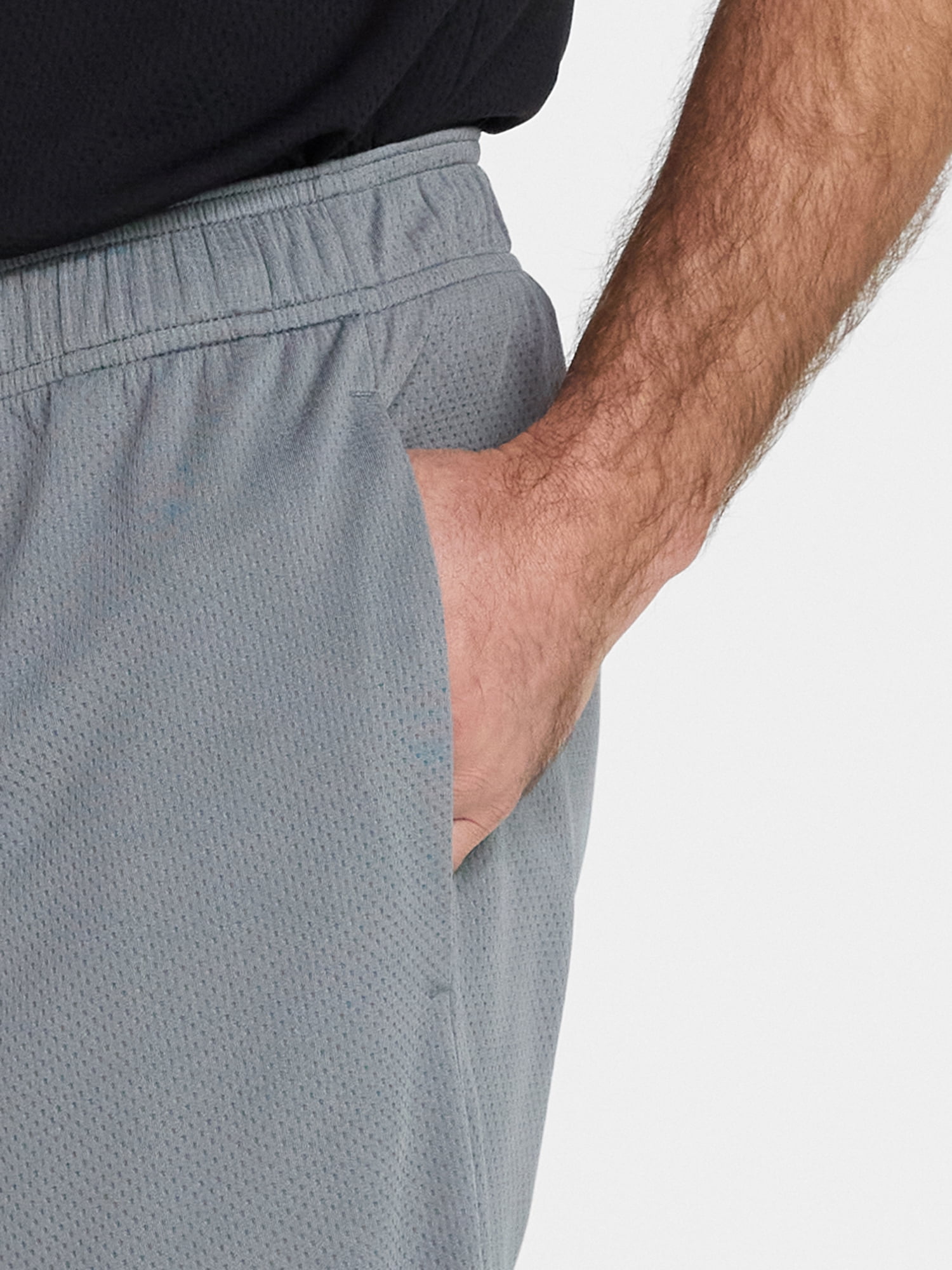 Athletic Works Men's and Big Men's Active Mesh Shorts, 9" Inseam, Sizes XS-5XL