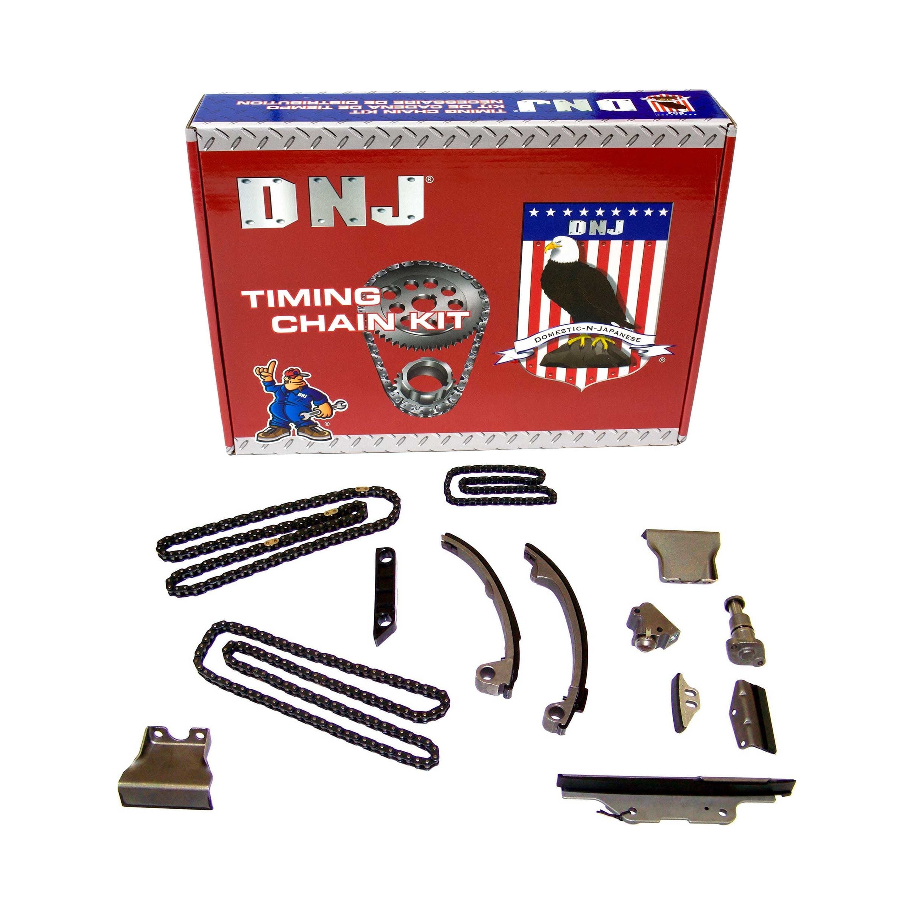 DNJ TK140B Timing Chain Kit For Chrysler/Dodge 2.7L V6 (2002-2007) - 300, Charger, Concorde Models