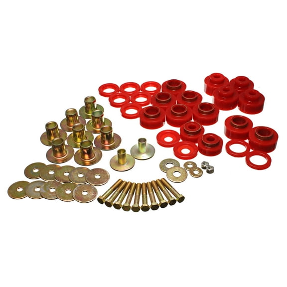 Energy Suspension 3.4170R Body Mount Set Fits 68-72 Chevelle Fits select: 1970 CHEVROLET MALIBU, 1969 CHEVROLET CHEVELLE