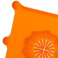 thumbnail image 4 of Colector de drenaje perfecl tapón de filtro de colador de silicona reutilizable NARANJA, 4 of 8