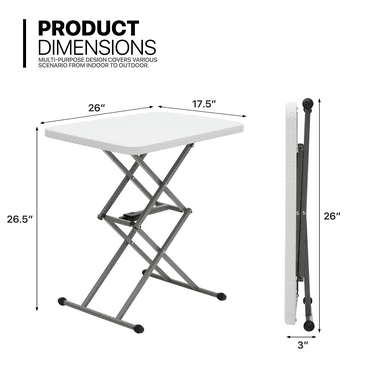 Portable Lifting Sofa Laptop Desk Dinner Table Folding Adjustable Height TV Tray