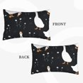 thumbnail image 4 of EasygdpFashionable Goose Polyester Fiber Double-Sided Pillowcase,Super Soft,Comfortable And Luxurious Pillowcase,Not Easy To Break Or Deform- 14"X20", 4 of 9