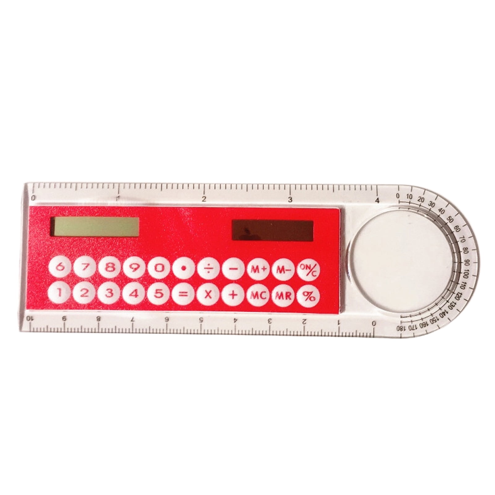 Solar Ruler Calculator Multifunctional Large Display Screen Stationery