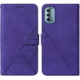 thumbnail image 2 of for Moto G Stylus 5G 2022 Wallet Case with Card Holder Leather with Kickstand Card Slots Phone Case Durable Magnetic Closure Shockproof Protective Case for Moto G Stylus 5G 2022 Purple YBS, 2 of 10