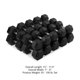 thumbnail image 2 of Titan Fitness Mancuernas Hexagonales de Goma Juego de Pares de 55 LB-100 LB, Pesas Libres Hexagonales Resistentes a Rollos, 2 of 8