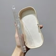 thumbnail image 5 of 2Pcs Hard Shell Eyeglasses Case, Clear Protective Glasses Case, Cute Eyeglass Case for Women Men Girls (Pink), 5 of 9
