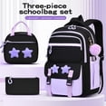 thumbnail image 4 of Girls School Backpack with Lunch Box Pencil Case Set, Cute Middle School Bag Teen Girls Backpack Bookbag 3pcs, 4 of 6