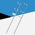thumbnail image 4 of 30/40/50cm Double Rings Single Fork Fishing Rod Holder Bank Fishing Ground Rod Bracket Fishing Tools, 4 of 7