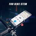 thumbnail image 3 of PROMEND Bike Stem Phone Mount Aluminum Alloy 360° Rotation MTB Bike Road Stem Phone Holder, 3 of 6