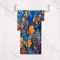 thumbnail image 5 of Coolnut Colorful Fish Reef Bath Towels Absorbent Bath Towels Set Soft Towel Set for Home Hotel Decor Gym Swim, 3 Piece Wash cloth, 5 of 7