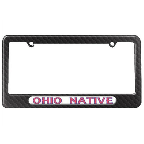 Ohio Native - State Pride License Plate Frame