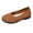 Coffee, variant on CAIXAI Orthopedic Dress Shoes for Women Arch Support Sneakers for Women Classic on Womens Walking Shoes Mesh Knitted Woven Mary Jane Shoes Hands Free Workout Gym Shoes