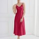 thumbnail image 1 of Camisolas largas para mujer, ropa de casa, camisola informal, cuello en V, camisón largo, pijamas para mujer, 1 of 9