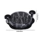 thumbnail image 4 of Desmenuzador de pollo con cubierta transparente, gran herramienta para desmenuzar el pecho de pollo, incluye horquilla de cepillo, triturador de carne visible, negro, 4 of 7