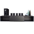 thumbnail image 4 of Mueble para tv de 65” Centro De Entretenimiento Flotante Negro Hogare Mueble Flotante 140 cm, 4 of 8