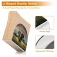 thumbnail image 3 of Ryvnso Elephant and Rainbow Acrylic Napkin Holder Table Kitchen Paper Tissue Organization, 3 of 7