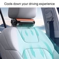 thumbnail image 3 of Car Headrest Fan, USB Powered  Cooling Fan with 3 Speeds Quiet Portable Car Fan for RV Truck, ABS Material, Easy to Install, Compatible with Car Seats, for Removable Seats, 3 of 7