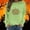 Green, variant on Women’s Halloween Crew Neck Sweatshirt, Jack-o'-Lantern Rhinestone Design, Sparkling Hot Stamping, Comfort Fit for Fall Weekend Gatherings Red S