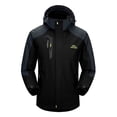 thumbnail image 1 of SBYOJLPB Men's Color Blocked Fleece Pocket Detachable Zipper Outdoor Jacket, 1 of 4
