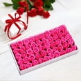 thumbnail image 3 of Valentines Day Gifts 24 Pcs Blush/Rose Gold Scented Rose Soap Party Favors With Gift Box And Ribbon, 3 of 3