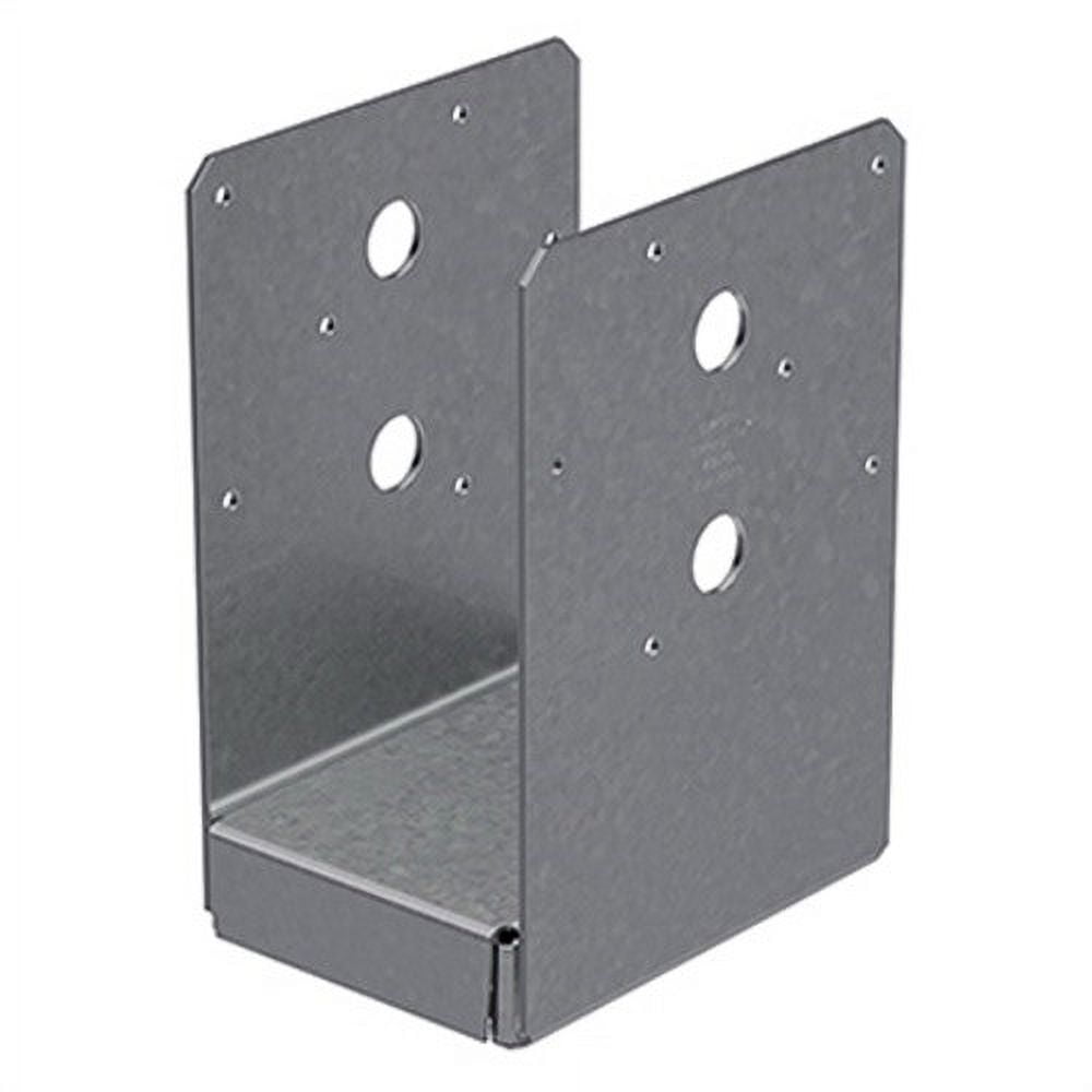 ABU ZMAX Galvanized Adjustable Standoff Post Base for 4x6 Nominal Lumber