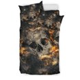 thumbnail image 1 of Juego de cama calavera Galaxy (1 funda nórdica, 2 fundas de almohada), poliéster cepillado,, 1 of 6
