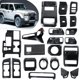 thumbnail image 2 of Para Toyota Land Cruiser Prado 2024 250 LC250 ABS Kit negro brillante Manija de puerta Volante Panel de cambio de marchas Cubierta Embellecedores Adhesivos, 2 of 5