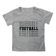 thumbnail image 1 of WEIYLL Tshirts Boys Short Sleeve Rugby Football Letter Print Round Neck Fans Gift Gy5 Tees Clothes for 3-4 Years, 1 of 4