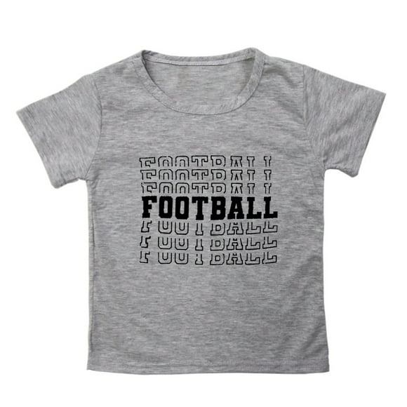 Shirts For Teen Kids Child Short Sleeve Rugby Football Letter Prints T Shirt Boys Girls Fans Tops Us Apparel Size Medium Tops 7 Youth Boys Size Small Clothes Boys Summer Tops Size 8 Basketball Top Boy