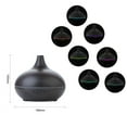 thumbnail image 6 of EcoGecko Dark Wood Grain Look Essential Oil Diffuser, Ultrasonic Diffusing Cool Mist Humidifier with Timers for Office Home Bedroom Baby Room Study Yoga Spa, with Timer and 7 Color Night Light, 6 of 6