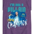 thumbnail image 3 of Disney - Descendants 4 - Not A Villain Champion - Youth Girls Fitted Short Sleeve Graphic T-Shirt, 3 of 5
