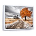 thumbnail image 2 of Designart "Farmhouse Orange And Grey euphony" Farm Floater Framed Canvas Art Print, 2 of 7