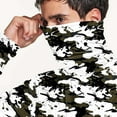 thumbnail image 4 of DDAPJ pyju Mens Lightweight Athletic Hoodies UPF 50 Sun Protection Long Sleeve Hooded T Shirts Big and Tall Camouflage Fishing Hiking Shirts with Mask Camouflage M, 4 of 6