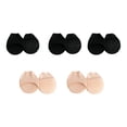 thumbnail image 3 of 5 pares de calcetines antideslizantes de algodón Calcetines invisibles Calcetines de boca baja (negro, color de piel) HOMEMAXS MX7211084, 3 of 6