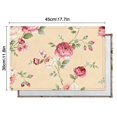 thumbnail image 6 of Pioneer Flower Floral Print Pattern Summer Placemats Table Placemats Set Of 4-Linen Kitchen Washable Placemats Table Mats 12x18 Inch Non-Slip Heat Resistant, 6 of 6