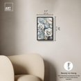 thumbnail image 5 of Grey Delight Canvas Elegant Floral Art by Art Remedy, Black Frame, 10 x 15, 5 of 7