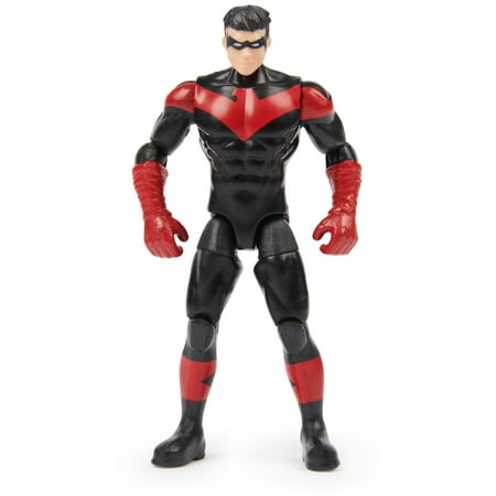 Batman 4-inch Nightwing Action Figure with 3 Mystery Accessories, Mission 3