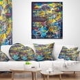 thumbnail image 4 of Designart Night City Graphics Art - Cityscape Throw Pillow - 12x20, 4 of 5