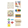 thumbnail image 2 of Juguetes de aprendizaje de matemáticas, juegos de ajedrez de piezas de ajedrez, material didáctico de matemáticas, para niños, niñas Marco Baoblaze niños ábaco, 2 of 8