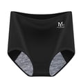 thumbnail image 2 of GlTpooo Women's Incontinence Underwear High Absorbency Period Cotton Underwear Heavy Flow Leakproof Panties Postpartum Menstrual Protective Briefs Black S, 2 of 9